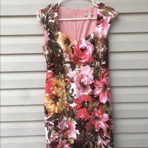 Floral pencil dress